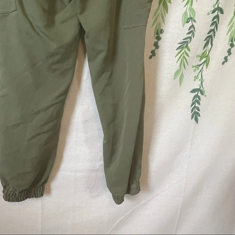 Size 12 Kids Olive Green Joggers A1